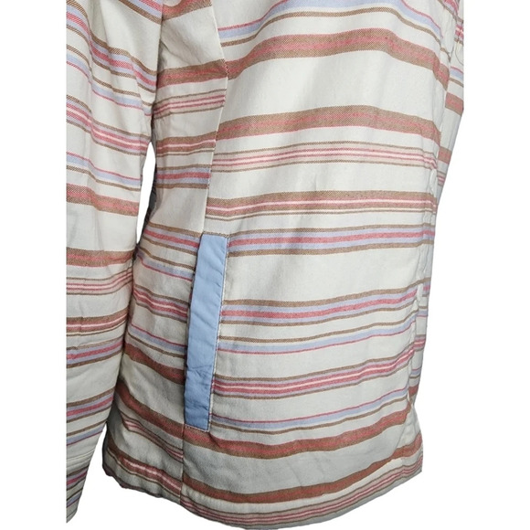 Orville Multicolir Sherpa Fleece Lined Shirt Jacket Shacket Size Small - Picture 5 of 16